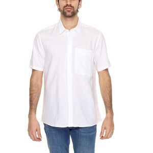 Antony Morato White Linen Shortsleeve Men's Shirt